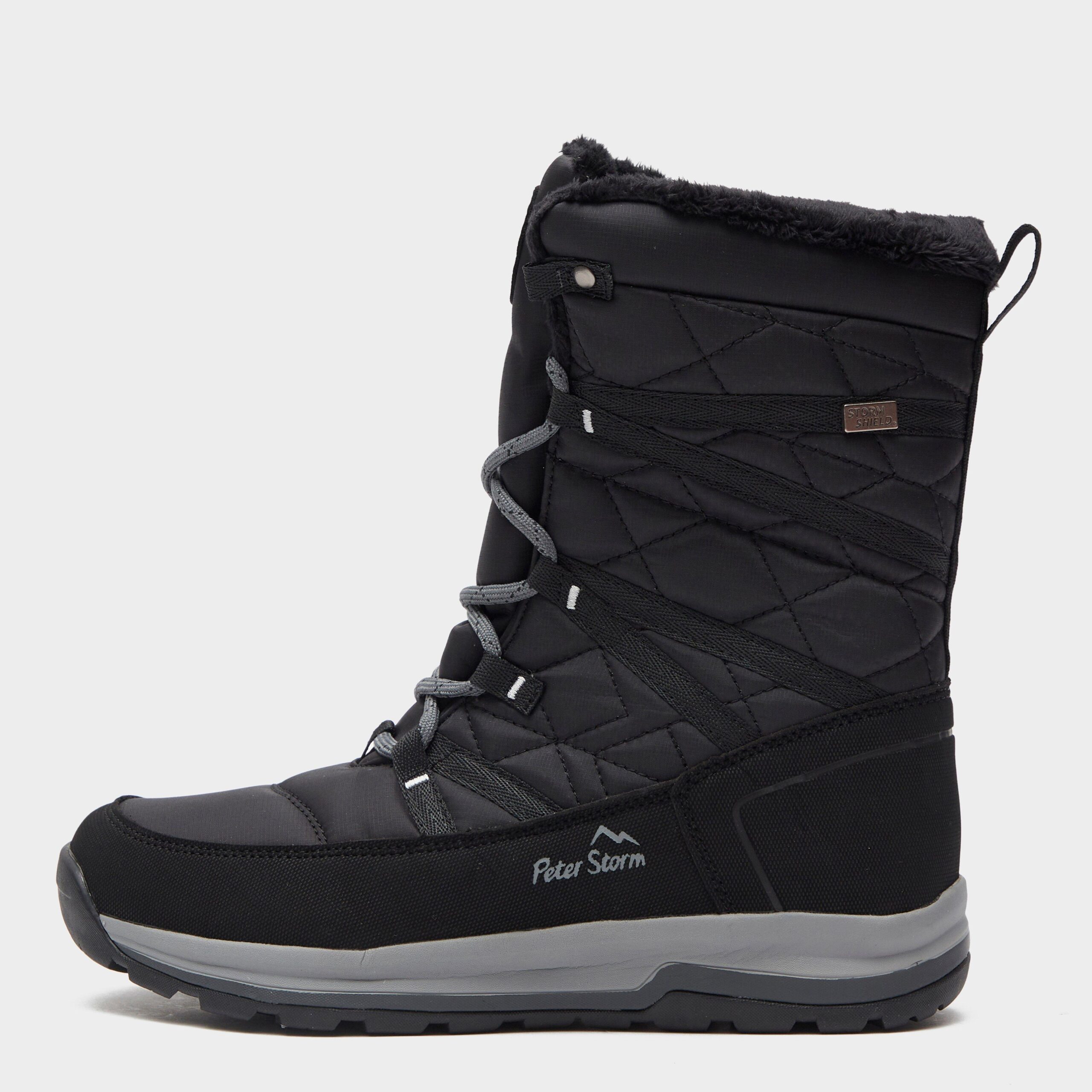 Peter Storm Women's Snowdrop Waterproof Walking Boot - Black, Black