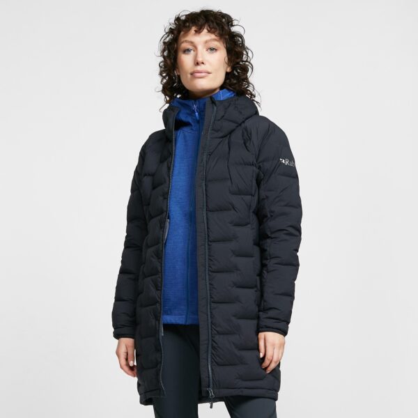 Rab Women's Cubit Stretch Down Parka - Black, Black