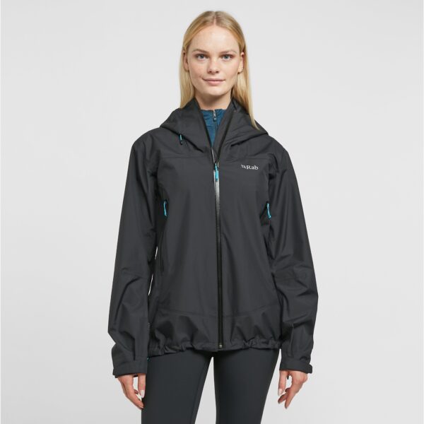 Rab Women's Arc Waterproof Jacket - Black, Black