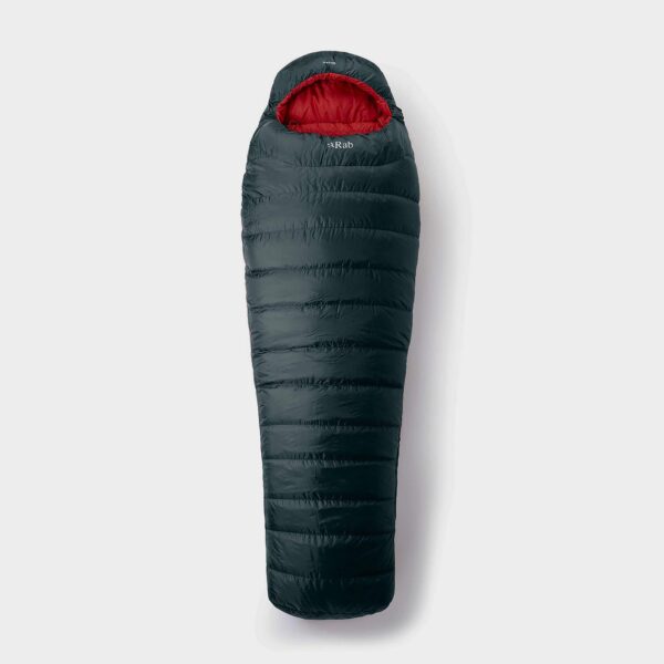 Rab Ascent 1100 Hydrophobic Down Sleeping Bag (Left Zip) - Grey, Grey