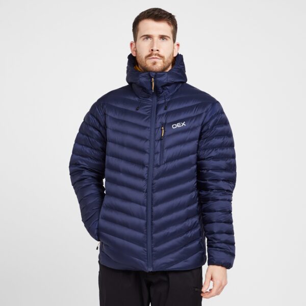 Oex Men's Kintra Down Jacket - Navy, Navy
