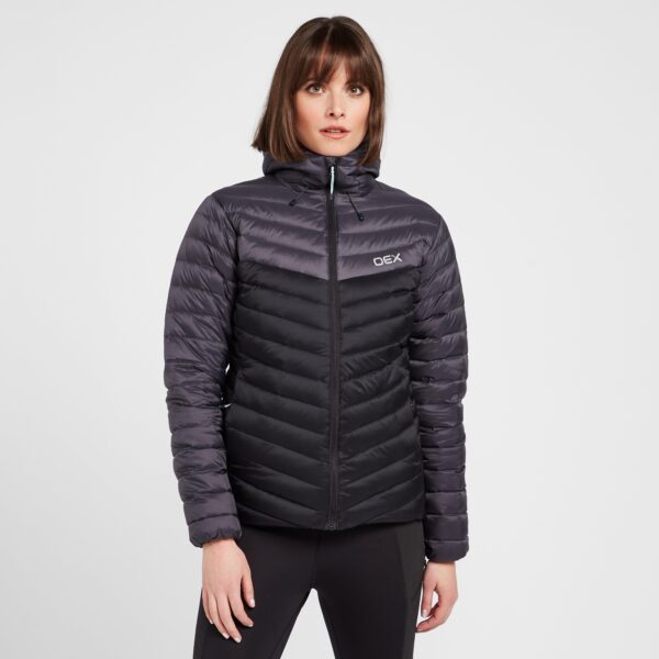 Oex Women's Kintra Down Jacket - Black, Black