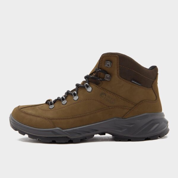 North Ridge Men's Rambler Waterproof Mid Walking Boots - Brown, Brown