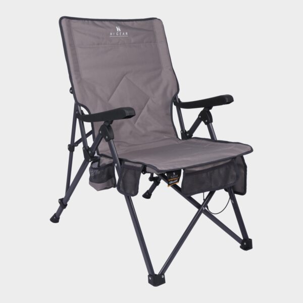 Hi-Gear Orlando Heated Recliner Chair - Grey, Grey