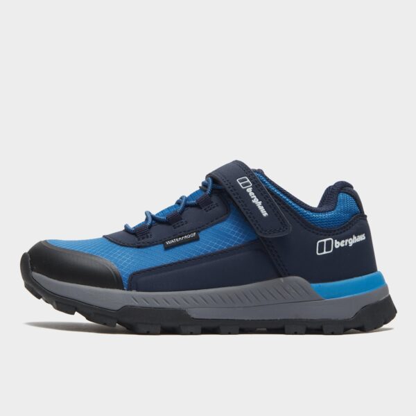 Berghaus Kids' Galactic Low Waterproof Walking Shoe - Blue, Blue