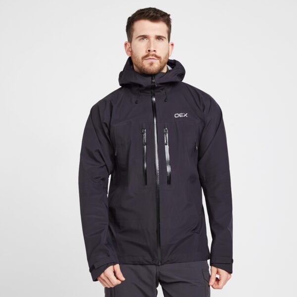 Oex Men's Tirran Waterproof Jacket - Black, Black