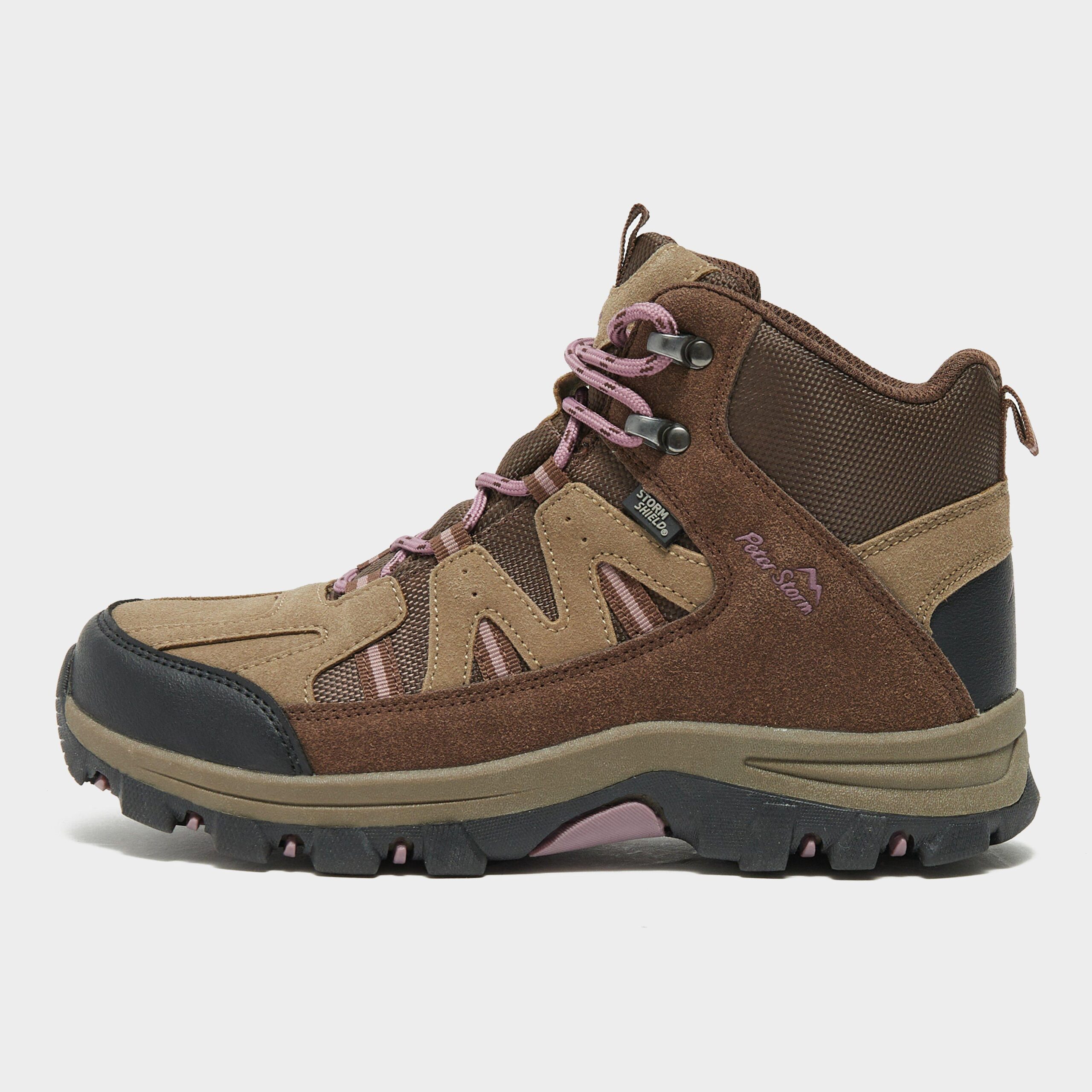 Peter Storm Women's Buxton Waterproof Mid Walking Boot - Brown, Brown