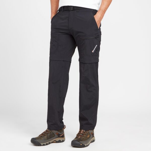 Montane Men's Terra Converts Walking Trousers - Black, Black