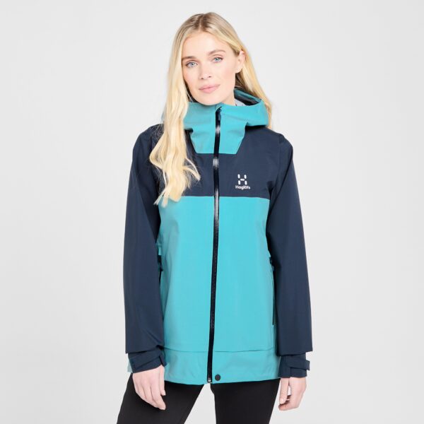 Haglofs Women's Front Proof Jacket - Blue, Blue