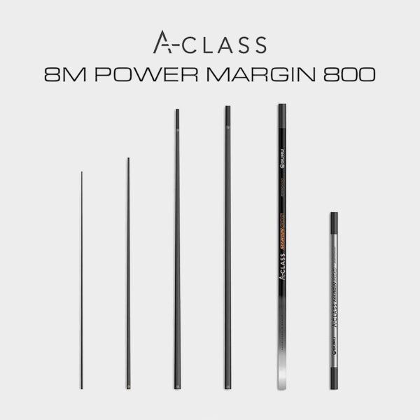 Guru A-Class Power Margin Pole Kit 8M - Black, Black