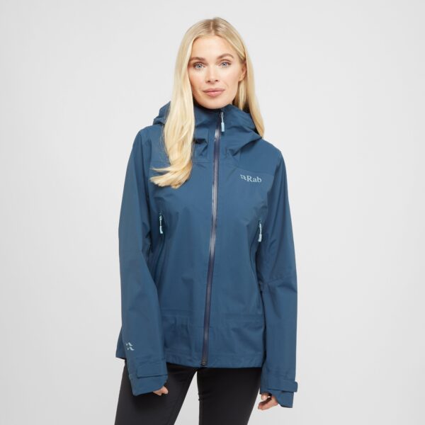 Rab Women's Firewall Light Waterproof Jacket - Navy, Navy