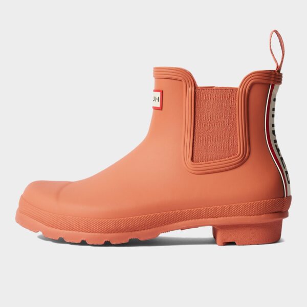 Hunter Women's Tri Colour Chelsea Wellington Boots - Red Flurry, Red Flurry