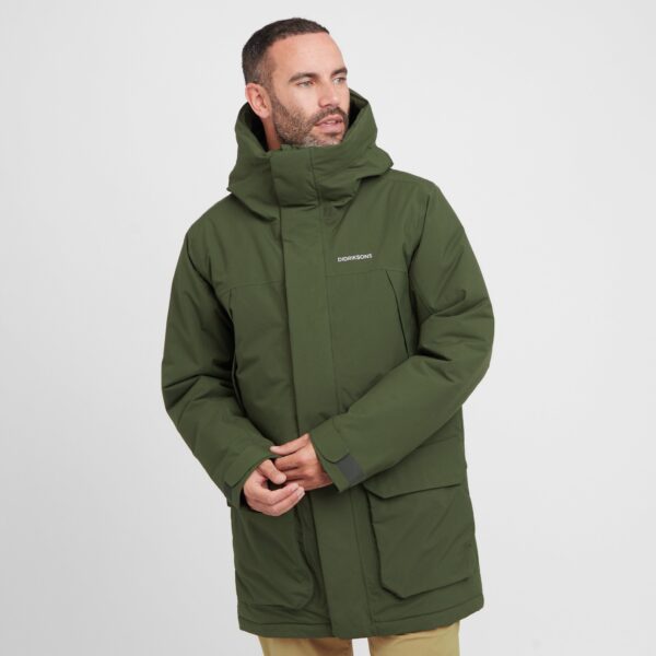 Didriksons Men's Marek Parka - Green, Green