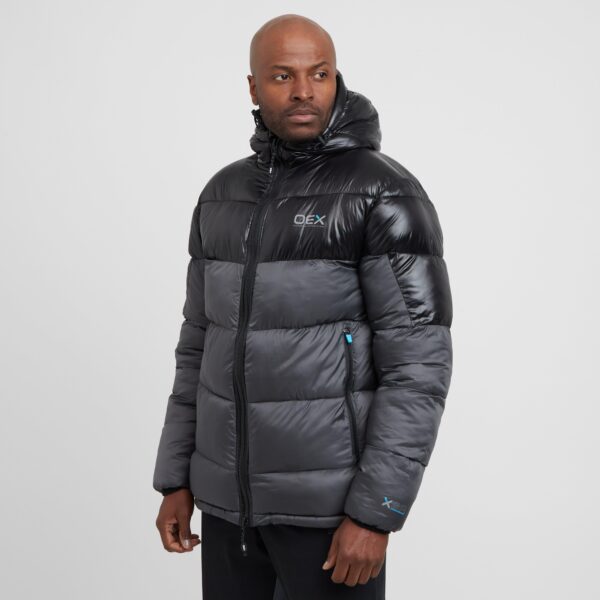 Oex Blue Murdos Insulated Jacket - Dark Grey, Blue