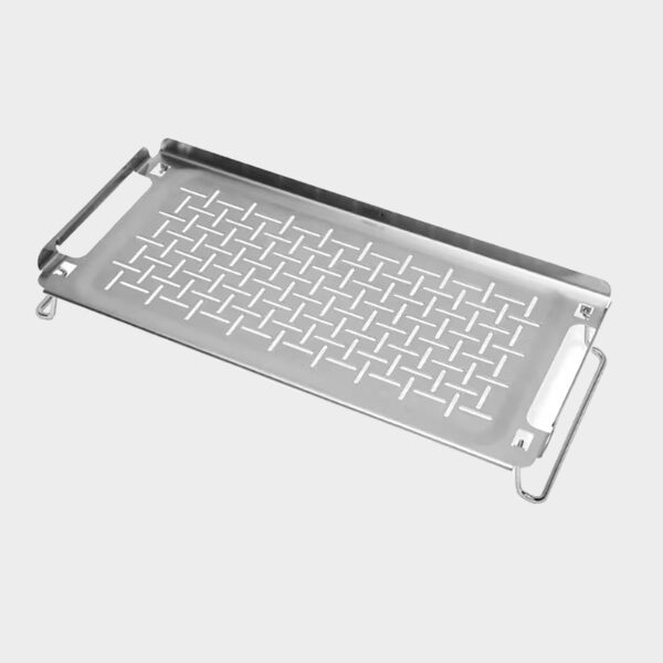 Weber Griddle Keep Warm Rack - Silver, Silver