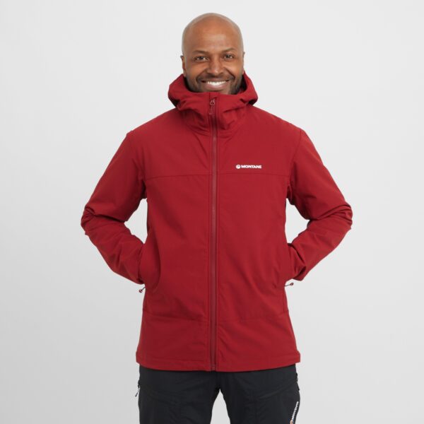 Montane Men's Tenacity Hooded Jacket - Red, Red