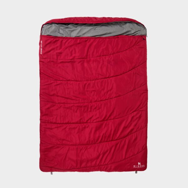 Hi-Gear Divine Luxury Double Sleeping Bag - Red, Red