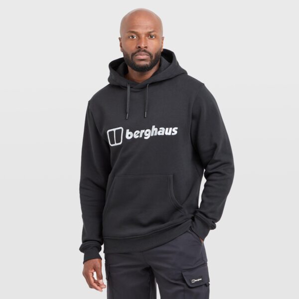 Berghaus Men's Logo Hoodie - Black, Black