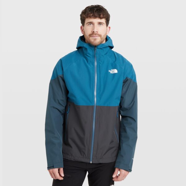 The North Face Men's Lightning Zip-In Jacket - Asphalt Grey-Mineral Ink-Deep Cypress, Asphalt Grey-Mineral Ink-Deep Cypress