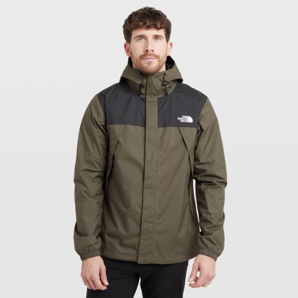 The North Face Men's Antora Jacket - New Taupe Green/Tnf Black, New Taupe Green/TNF Black