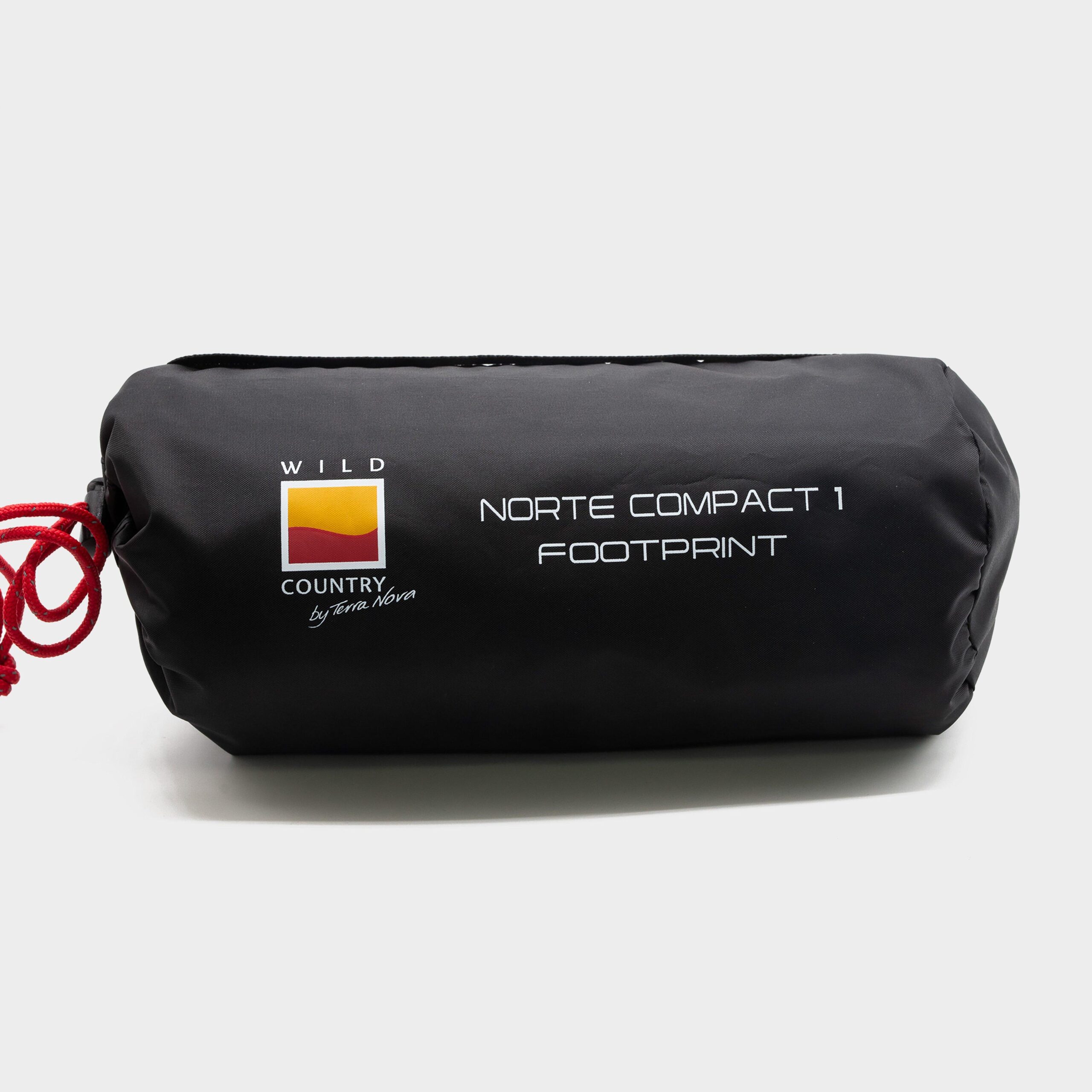 Wild Country Norte Compact 1 Footprint - Black, Black