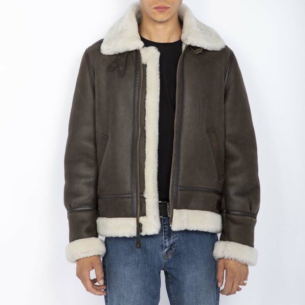 LC 1259 Leather Bomber Jacket
