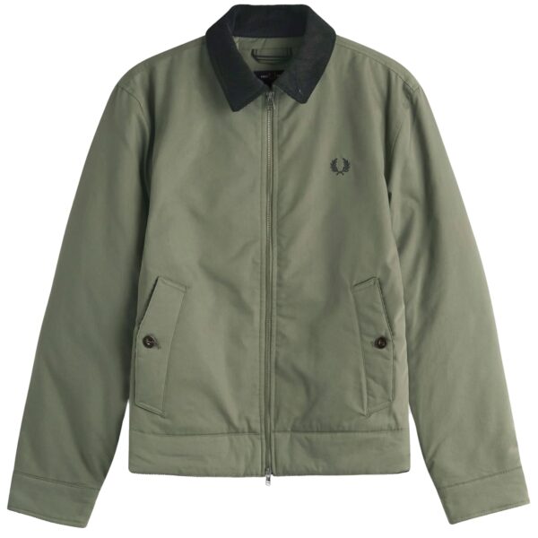 J8535 Cotton Caban Jacket - Green