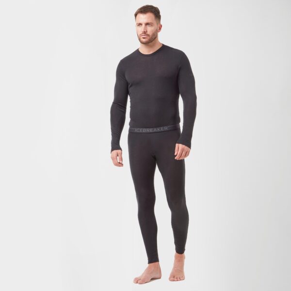 Icebreaker Men's Merino 175 Everyday Thermal Leggings, Black