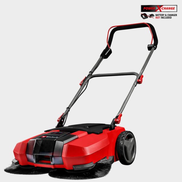 Einhell PXC Cordless Sweeper 61cm 18v For Indoor & Outdoor - Body Only, Red