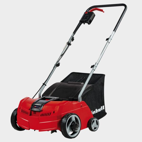 Einhell Lawn Scarifier And Aerator 31cm Electric Rake 2-in-1 - Corded Electric, Red