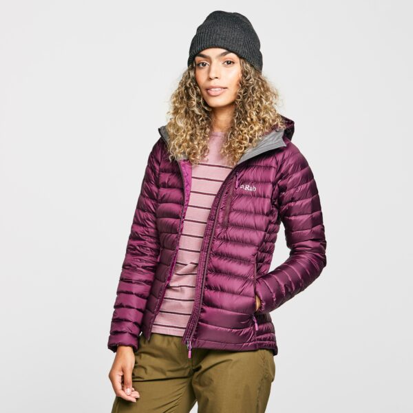 Rab Women's Microlight Alpine Down Jacket, Purple