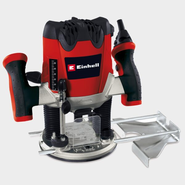 Einhell Router 1200w 6/8mm Collet Wood Milling Tool - Corded Electric, Red