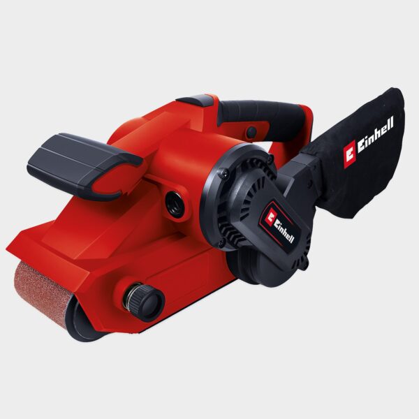 Einhell Belt Sander 142mm 800w With Dust Bag, Red