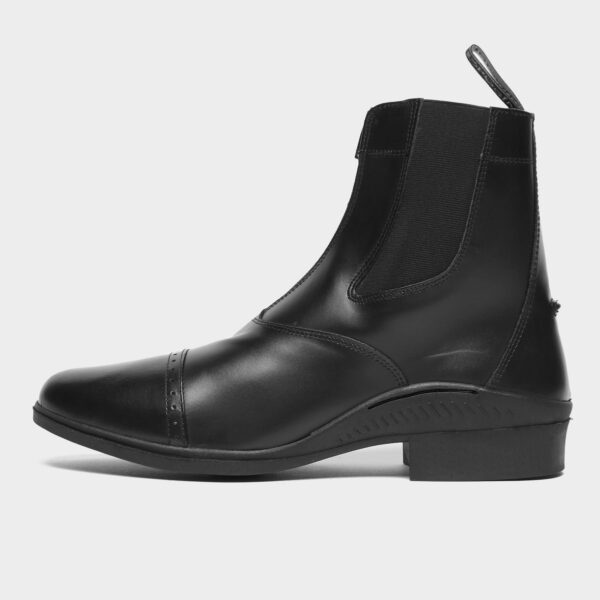 Brogini Men's Tivoli Front Zip Jodhpur Boots, Black