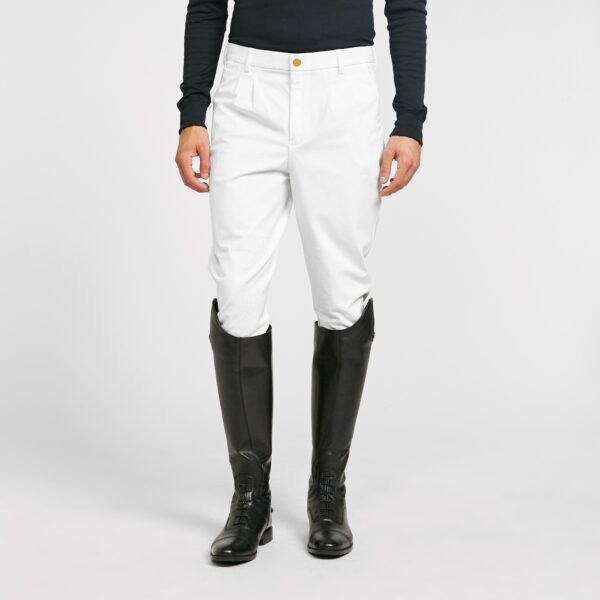 Aubrion Men's Walton Knee Patch Breeches White, White