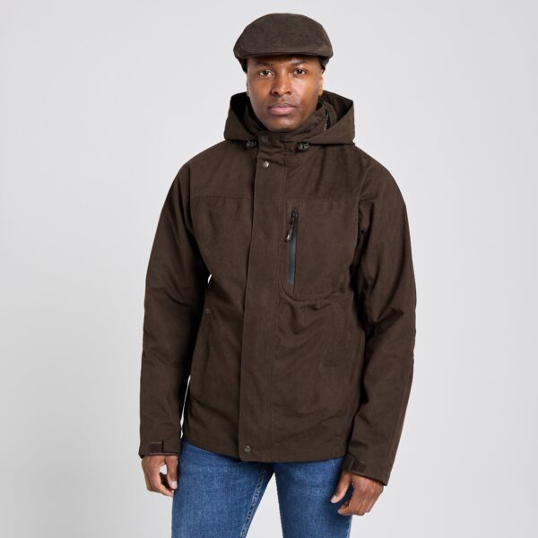 Hoggs of Fife Mens Struther Waterproof Zip Jacket Dark Green, Green