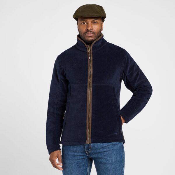 Hoggs of Fife Mens Stenton Technical Fleece Jacket Midnight Navy, Navy