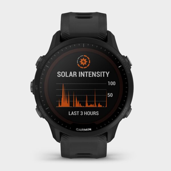 Garmin Forerunner 955 Solar GPS Running Watch, Black