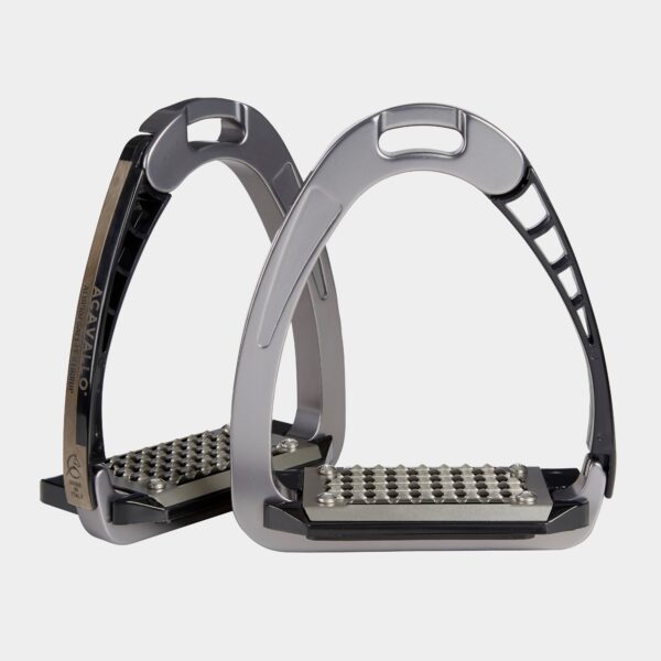 Acavallo Arena Alupro Stirrups Titanium, Silver