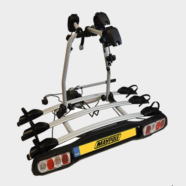 Maypole 3 Bike Towball Mounted Cycle Carrier, Black