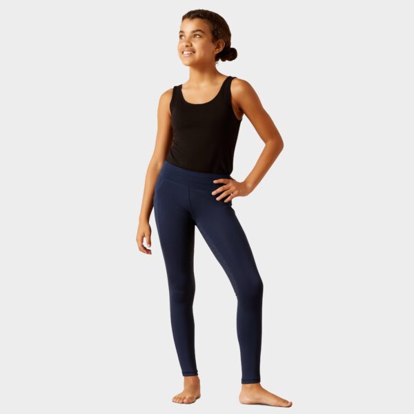 Ariat Kids Eos 2.0 Full Seat Tights, Blue