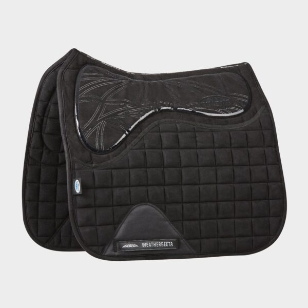 WeatherBeeta Ultra Grip Dressage Saddle Pad Black, Black
