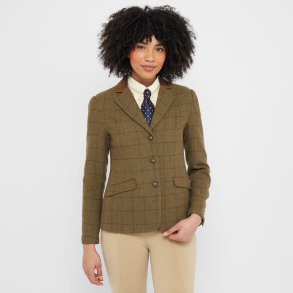 Dublin Women's Albany Tweed Jacket, Brown