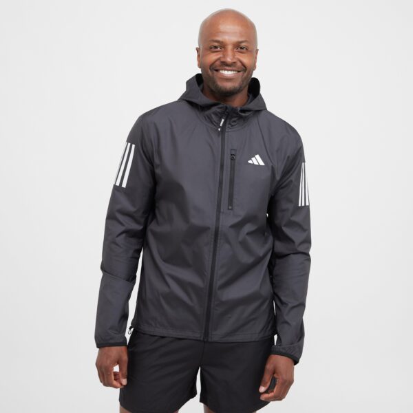 adidas Men's Own the Run Jacket, Black