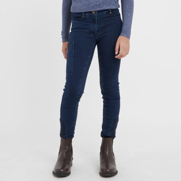 Dublin Kids' Shona Full Seat Breeches, Blue