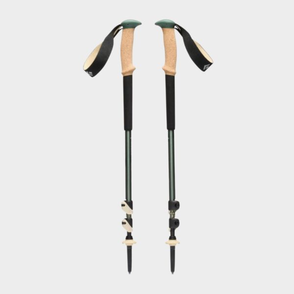 Black Diamond Trail Cork Trekking Poles, Green