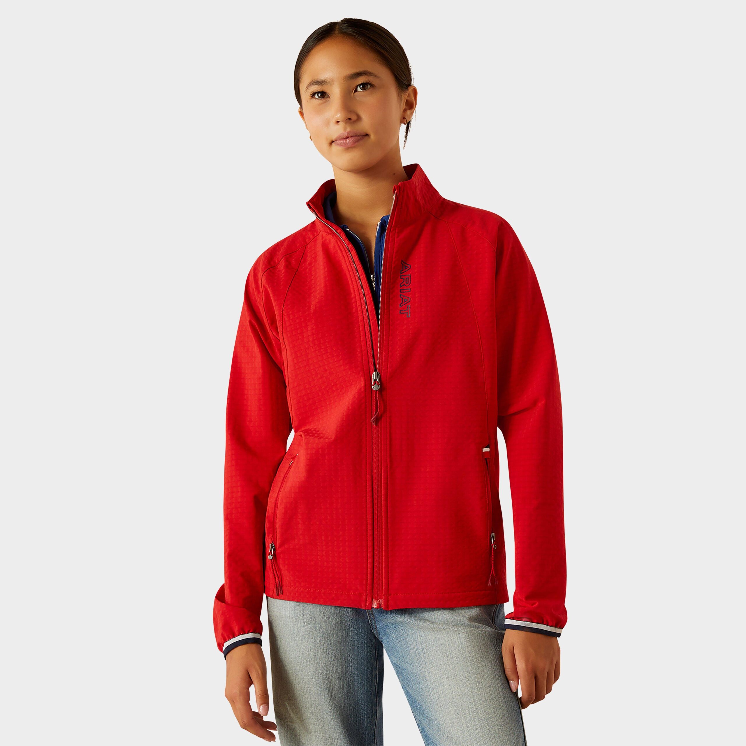 Ariat Kids Versa Team Jacket, Red