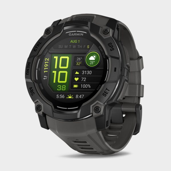 Garmin Instinct 3 AMOLED 50mm Multi-Sport Smartwatch, Grey