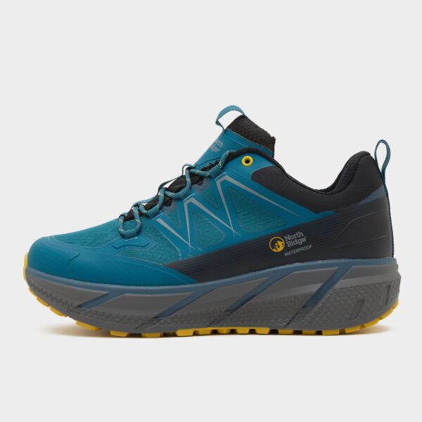 North Ridge Men's Flux Speed Waterproof Low Walking Shoes, Blue