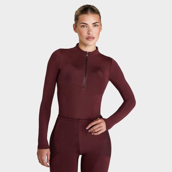 Aztec Diamond Women's Core Long Sleeve Baselayer, Red